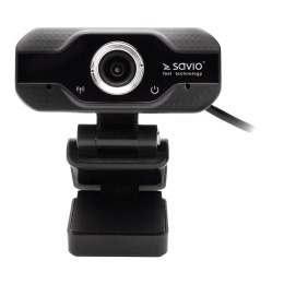 SAVIO KAMERA INTERNETOWA WEBCAM USB FULL HD Z WBUDOWANYM MIKROFONEM CAK-01