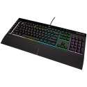 Corsair K55 RGB PRO klawiatura Gaming USB QWERTZ Niemiecki Czarny