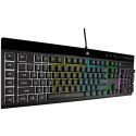 Corsair K55 RGB PRO klawiatura Gaming USB QWERTZ Niemiecki Czarny