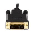 StarTech.com DP2DVIMM6BS adapter kablowy 1,8 m DisplayPort DVI-D Czarny