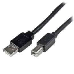 StarTech.com USB2HAB65AC kabel USB USB 2.0 20 m USB A USB B Czarny