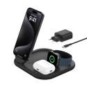 Belkin BoostCharge Słuchawki, Smartfon, Smartwatch Czarny USB Bezprzewodowe ładowanie Szybkie ładowanie Wewnętrzna