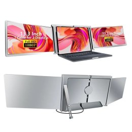 Przenośne monitory do laptopa Smart Life S300 13,3 cala, 2 monitory IPS, 1080p Full HD