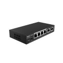 REYEE SWITCH ZARZĄDZALNY 4 PORTY 1GBIT + 2 PORTY UPLINK RJ45 1GBIT | 4 PORTY POE/POE+ (54W MAX) | L2 | METALOWA OBUDOWA DESKT