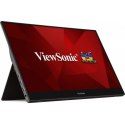 Viewsonic TD1655 monitor komputerowy 39,6 cm (15.6") 1920 x 1080 px Full HD LED Ekran dotykowy Przeznaczony dla wielu użytkownik