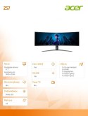 Monitor 57.1 cala Predator Z 57b Zakrzywiony DP HDMI USB