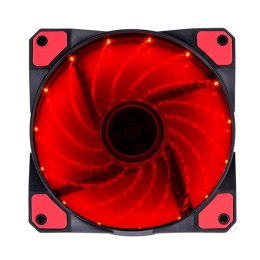 Wentylator LED Akyga AW-12C-BR (120 mm; Czerwony)