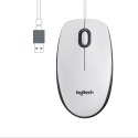 Mysz Logitech M100 910-005004 (optyczna; 1000 DPI; kolor biały)