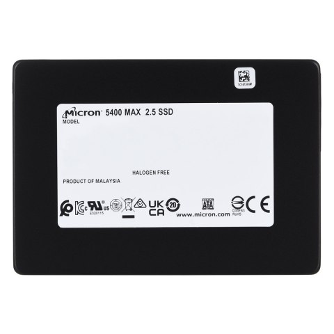 Dysk SSD Micron 5400 MAX 480GB SATA 2.5" MTFDDAK480TGB-1BC1ZABYYR (DWPD 5)