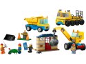 LEGO City 60391 Ciężarówki i dźwig z kulą wyburzeniową