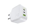 Ładowarka PowerGaN 65W PD 3.0 QC 3.0 2xUSB-C 1xUSB-A biała