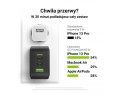 Ładowarka PowerGaN 65W PD 3.0 QC 3.0 2xUSB-C 1xUSB-A biała