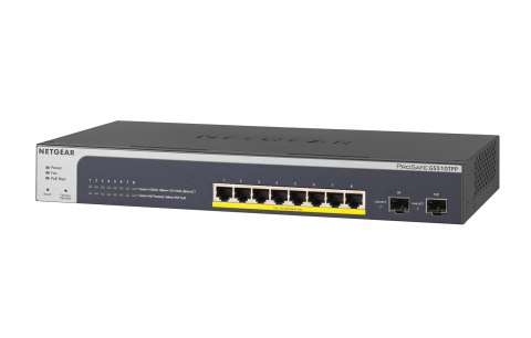 Switch smart NETGEAR GS510TPP-100EUS (8x 10/100/1000Mbps)