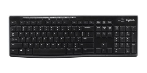 Klawiatura Logitech K270 (bezprzewodowa czarny USB)