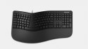 Klawiatura Microsoft MS Ergonomic Przewodowa Czarna US (LXM-00013)