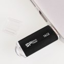 Pendrive Silicon Power Ultima II M01 16GB USB 2.0 kolor czarny ALU (SP016GBUF2M01V1K)