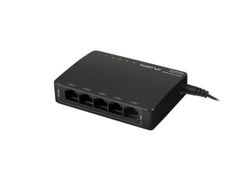 LANBERG SWITCH POE DSP3-1005-60W (5-PORT, 1GB/S, 30W/PORT))