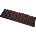 Klawiatura Corsair K60 PRO Red LED CHERRY MV Black