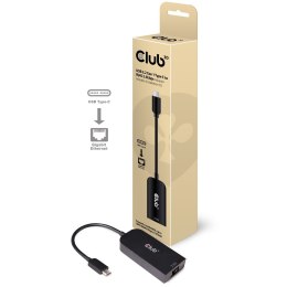 Adapter Club3D CAC-1520 (USB 3.2 Type C to Rj45 2.5 Gigabit LAN Ethernet Cable)