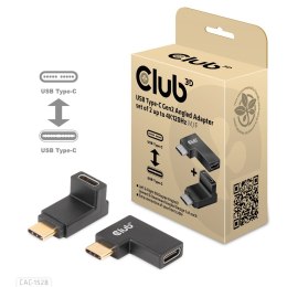 Adapter Club3D CAC-1528 USB Type-C Gen2 Angled Adapter set of 2 up to 4K120Hz M/F