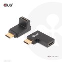 Adapter Club3D CAC-1528 USB Type-C Gen2 Angled Adapter set of 2 up to 4K120Hz M/F