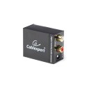 Adapter GEMBIRD DSC-OPT-RCA-001 (Toslink - RCA ; kolor czarny)