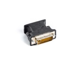 Adapter Lanberg AD-0012-BK (DVI-I (Dual link) M - D-Sub (VGA) F; kolor czarny)