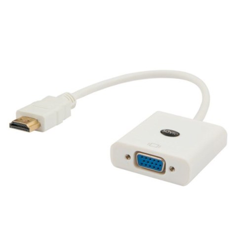 Adapter SAVIO cl-27 (HDMI M - D-Sub (VGA) F; 0,10m; kolor biały)