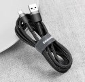 BASEUS CABLE USB DO USB-C CAFULE 3A 0.5M, SZARY