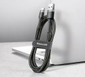 BASEUS CABLE USB DO USB-C CAFULE 3A 0.5M, SZARY