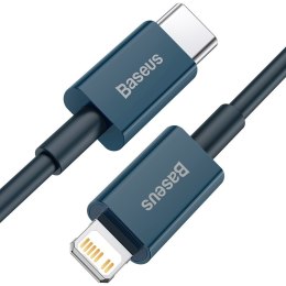 BASEUS KABEL USB-C DO LIGHTNING 20W 1M NIEBIESKI