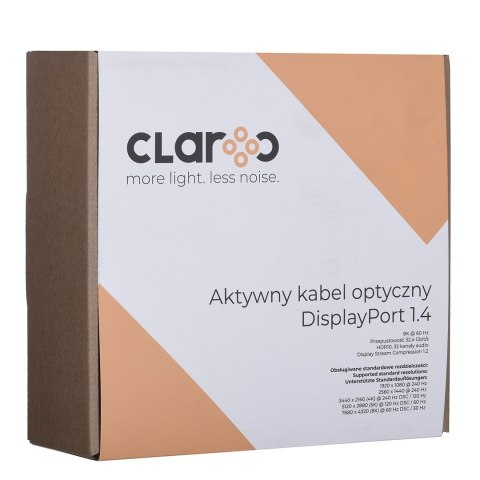 CLAROC KABEL ŚWIATŁOWOWODY DP 1.4 AOC,8K@60HZ, 15M