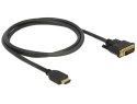 DELOCK KABEL HDMI (M) -> DVI-D (M)(24+1) 1M DUAL LINK 85652