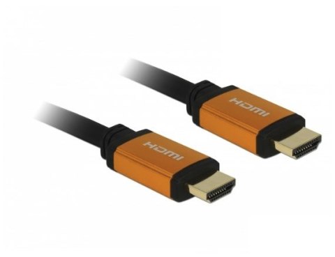 DELOCK KABEL HDMI M/M V2.1 1.5M 8K 60HZ CZARNO-POMARAŃCZOWY 85728