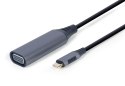 GEMBIRD ADAPTER USB TYP-C DO VGA NA KABLU, KOLOR SZARY