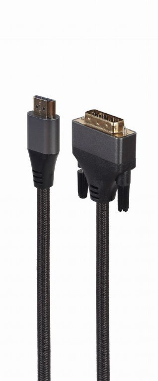 GEMBIRD KABEL HDMI -> DVI 18+1PIN 4K, OPLOT, 1.8M