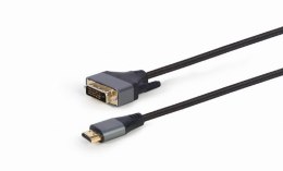 GEMBIRD KABEL HDMI -> DVI 18+1PIN 4K, OPLOT, 1.8M