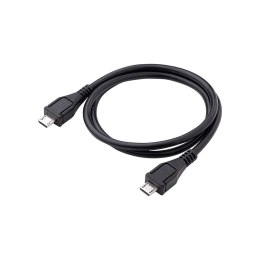 Kabel Akyga AK-USB-17 (Micro USB M - Micro USB M; 0,6m; kolor czarny)