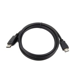 Kabel GEMBIRD CC-DP-HDMI-1M (DisplayPort - MHDMI M - 1m; kolor czarny)