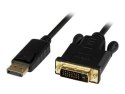 Kabel GEMBIRD CC-DPM-DVIM-1M (DisplayPort M - DVI-D M; 1m; kolor czarny)