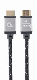 Kabel GEMBIRD Seria select plus CCB-HDMIL-2M (HDMI M - HDMI M; 2m; kolor czarny)