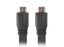 Kabel Lanberg CA-HDMI-21CU-0005-BK (HDMI M - HDMI M; 0,50m; kolor czarny)