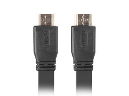 Kabel Lanberg CA-HDMI-21CU-0005-BK (HDMI M - HDMI M; 0,50m; kolor czarny)