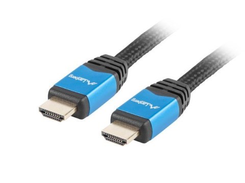 Kabel Lanberg Premium CA-HDMI-20CU-0030-BL (HDMI M - HDMI M; 3m; kolor czarny)