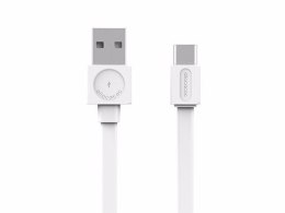 Kabel allocacoc USBcable Usb-C Flat 10453WT/USBCBC (USB 2.0 typu A ; kolor biały)