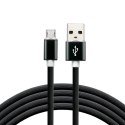 Kabel zasilający everActive CBS-1MB (USB - Micro USB ; 1m; kolor czarny)