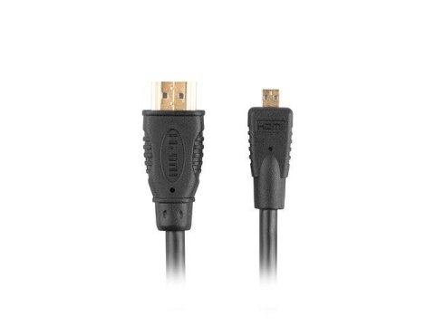 LANBERG KABEL HDMI -> MICRO HDMI M/M V1.4 1M 4K 3D CA-HDMI-12CC-0010-BK