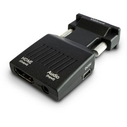 SAVIO KONWERTER VGA DO HDMI, AUDIO, FULL HD CL-145