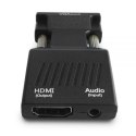 SAVIO KONWERTER VGA DO HDMI, AUDIO, FULL HD CL-145