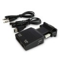 SAVIO KONWERTER VGA DO HDMI, AUDIO, FULL HD CL-145